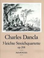 3 quatuors faciles op. 208 (do majeur, sol majeur, ré majeur) 