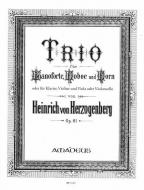 Trio en ré majeur op. 61 