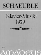 Musique pour piano op. 5 (1929) 