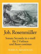Sonate seconda en mi mineur 