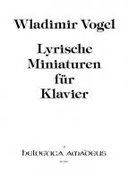 Miniatures lyriques 