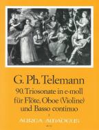 90. Sonate a tre en mi mineur - TWV 42:e2 Tafelmusik II 
