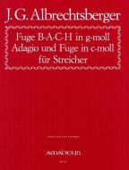 Fuge B-A-C-H en sol mineur - Adagio et Fuge en do mineur 