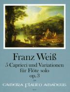 5 Capricci et variations op. 3 