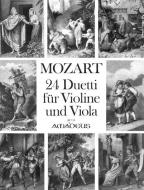 24 Duos 'La Flûte enchantée' et 'Don Giovanni' [avec fac-similé]. 