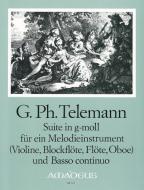 Suite in g-moll für ein Melodieinstrument und Bc. 
