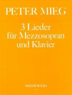 3 chansons pour mezzo-soprano et piano 