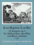 12 sonates op. 3 Vol. I : Sonates 1-3 