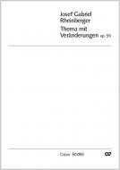 Thème et variations pour quatuor à cordes 