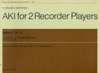 Aki for 2 Recorder Players 