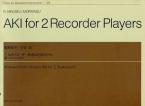 Aki for 2 Recorder Players 