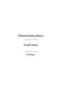 4th Album for Piano 