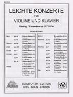 Concertino in D Op. 25 