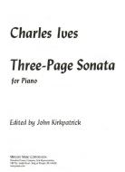 Three Page Sonata 