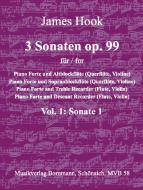 3 Sonaten op. 99 Vol. 1 : Sonate en do majeur 