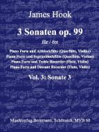 3 Sonaten op. 99 Vol. 3 : Sonate en mi bémol majeur 