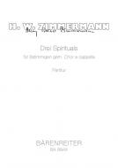 Trois spirituals Standard