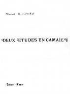 2 Etudes en Camaïeu 