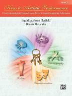 Keys To Artistic Performance, Book 3 