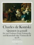 Quintette en sol mineur op. 26 