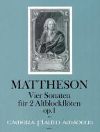 Quatre sonates op.1 