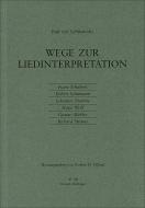 Wege zur Liedinterpretation 