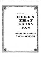 Here's That Rainy Day 