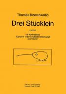 Drei Stücklein für Kontrabass und Klavier 