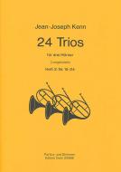 24 Trios für drei Hörner Heft 2 