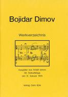 Bojidar Dimov: Werkverzeichnis 