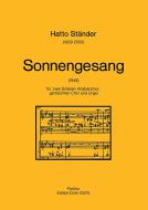 Sonnengesang für zwei Solisten, Knabenchor, gem. Chor und Orgel 