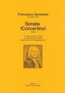 Sonate (Concertino) für Oboe (Flöte, Violine) und Streichorchester 