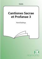 Cantiones Sacrae et Profanae 3 