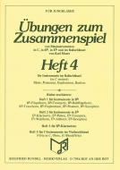 Übungen zum Zusammenspiel von Blasinstrumenten Heft 4 