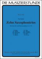 10 trios de saxophones 