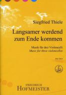 Langsamer werdend zum Ende kommen 
