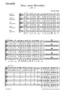 Herr, unser Herrscher SWV 27 Capell-Chor SSATB Standard