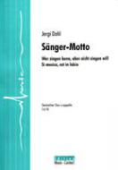 Sänger-Motto 