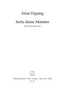 Sechs kleine Motetten Standard