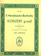 Konzert 1 G-Moll Op. 25 für Klavier und Orchester 