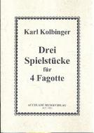 3 Spielstücke für 4 Fagotte 