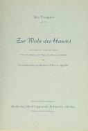 Zur Weihe des Hauses 