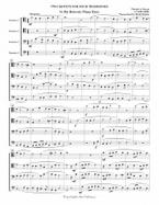 Two Motets For Four Trombones 