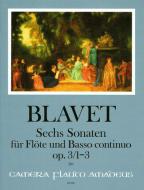 Six sonates op. 3/1-3 Vol. I : Sonates 1-3 