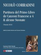 Partitura del Primo Libro de Canzoni Francese a 4 & alcune Suonate (Venezia 1624) 