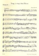 Singt, o singt dem Herrn - O, sing unto the Lord 