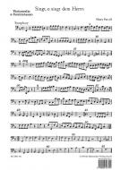 Singt, o singt dem Herrn - O, sing unto the Lord 