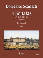 4 Sonatas (K. 17, 19, 22, 30) 