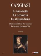 La Girometta, La Genovesa, La Alessandrina. 3 instrumental four-part Canzonas (Milano 1614) 