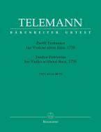 12 Fantaisies pour violon sans basse Standard